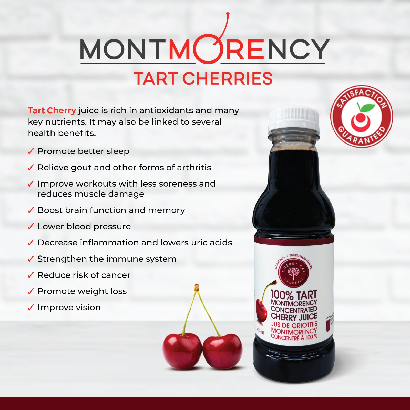 Montmorency 100% Tart Concentrated Cherry Juice - Image 2